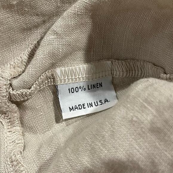 Bryn Walker Dress Linen Minimalist Cottage Coastal Grandma Quiet Luxury Small - Picture 4 of 5